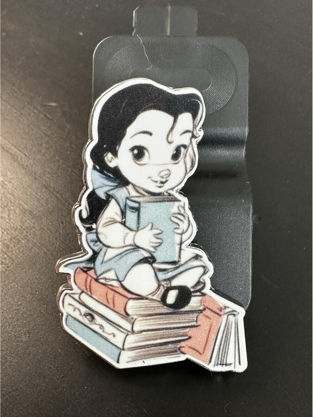 Disneyland Paris Belle Animators Doll Beauty and the Beast Books Pin
